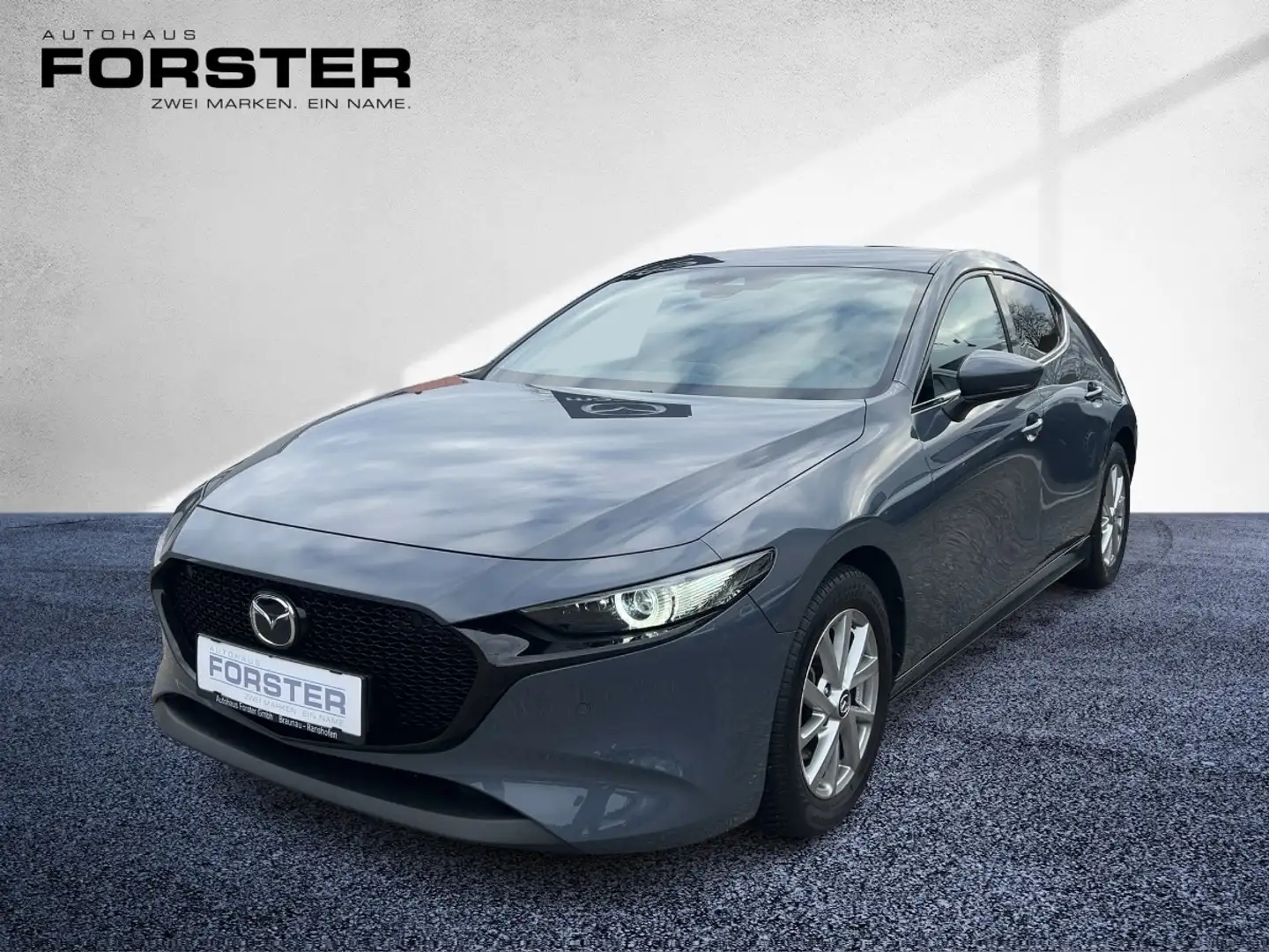 Mazda 3 G122 AT COMF+ SO ST LED RFK SHZ NAVI Gris - 1