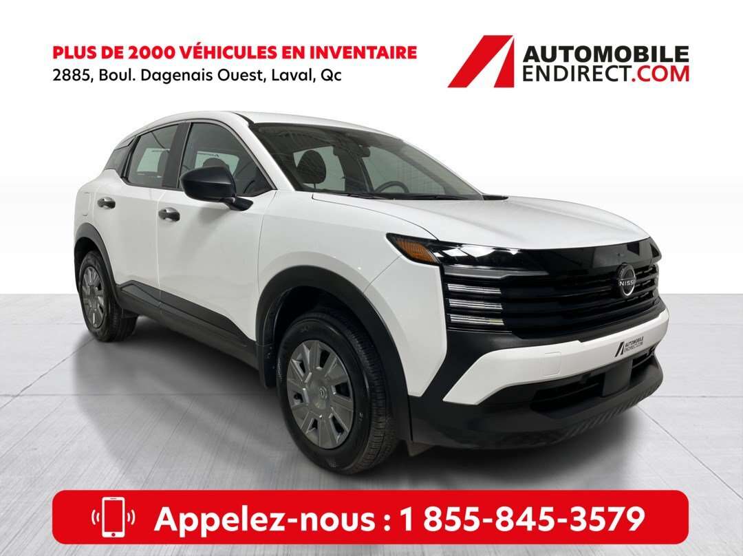 2026 Nissan Kicks S AWD A/C Sièges Chauffants Caméra