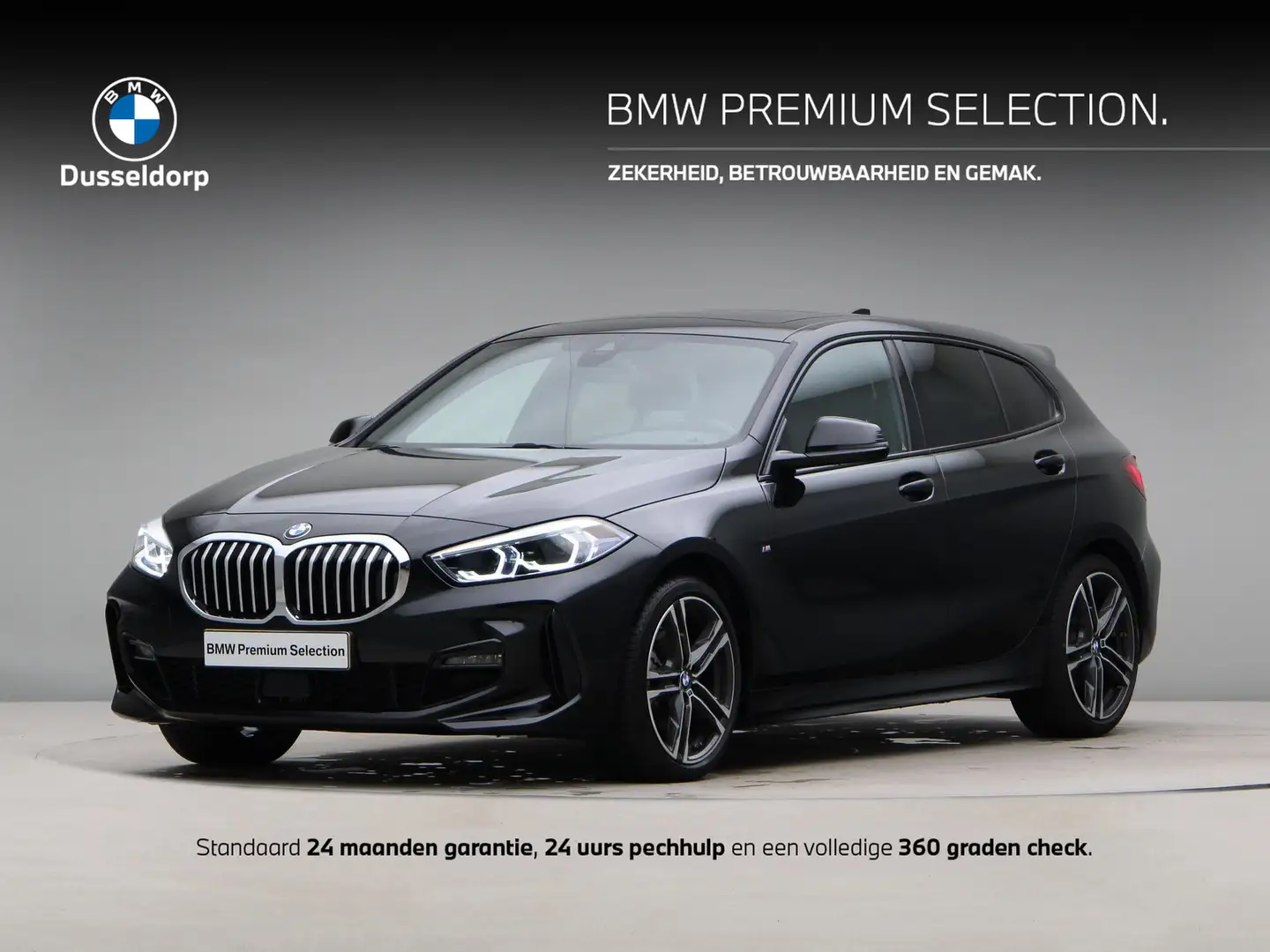 BMW 118 1 Serie 118i M Sport Noir - 1