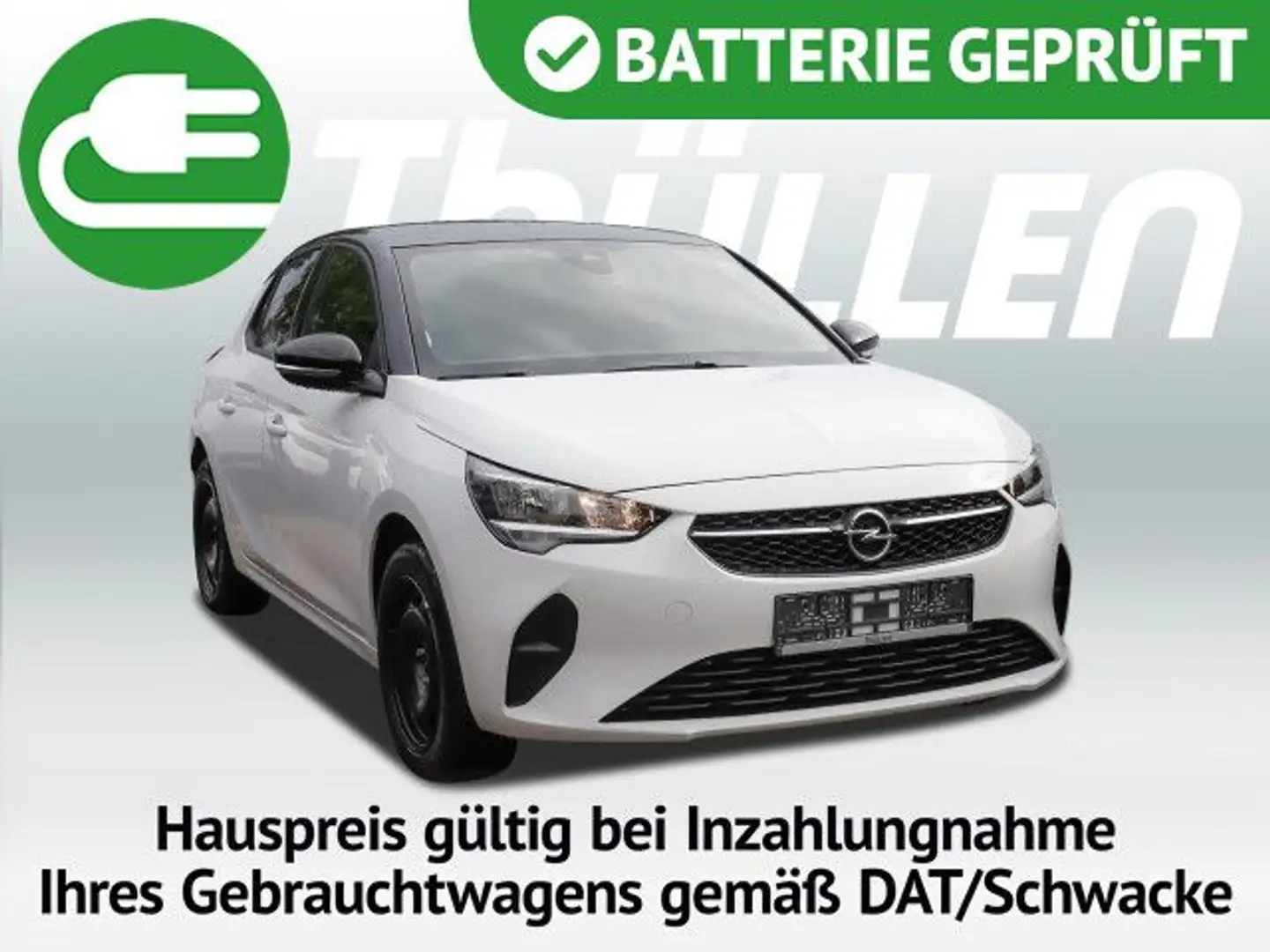 Opel Corsa -e Edition Klimaautomatik Sitzheizung BT DAB Weiß - 1