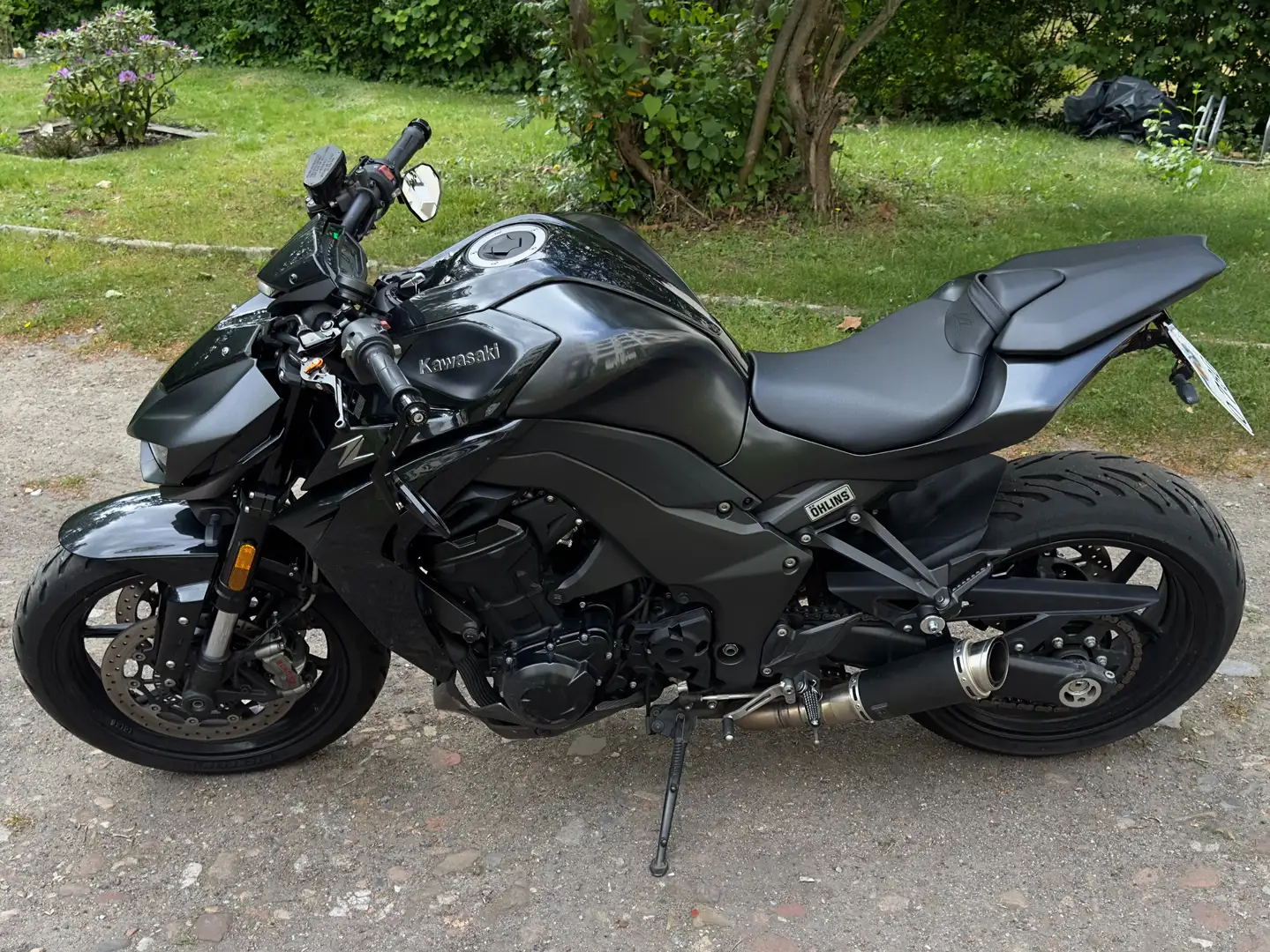 Kawasaki Z 1000 R All Black Negru - 2