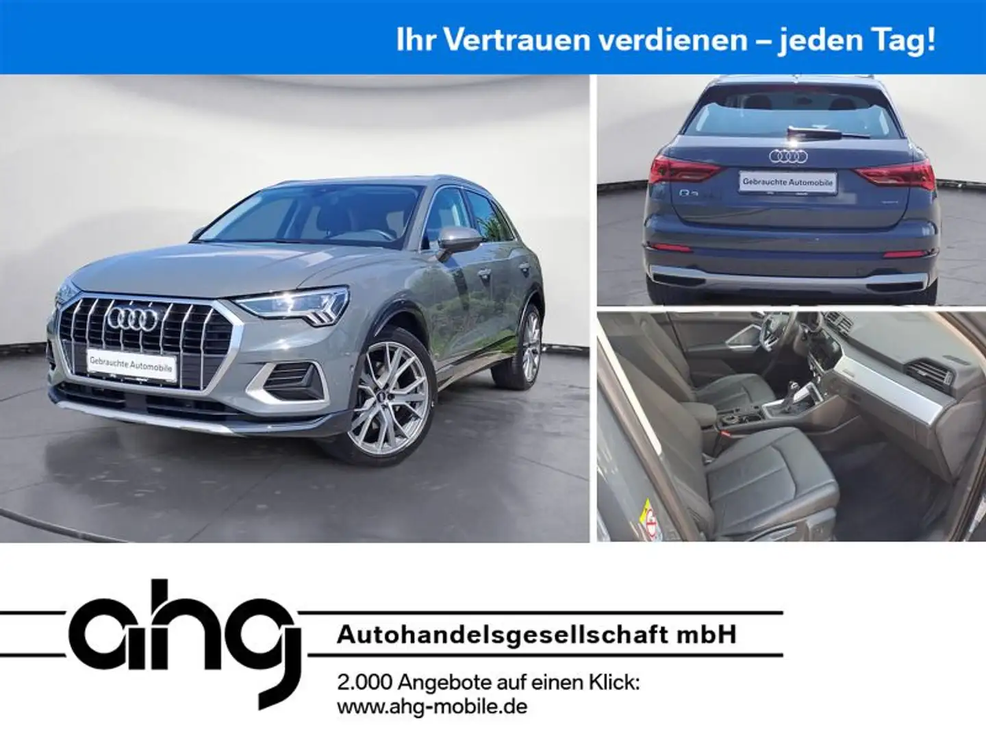 Audi Q3 45 TFSI quattro S tronic advanced Navi ACC Grau - 1
