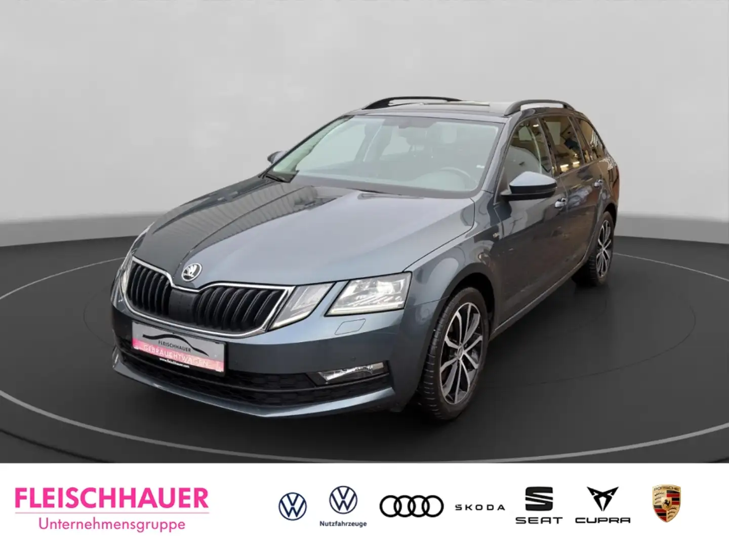 Skoda Octavia 1,5 Combi Soleil Navi+AHK+LED+Climatr.+Tempomat Grau - 1