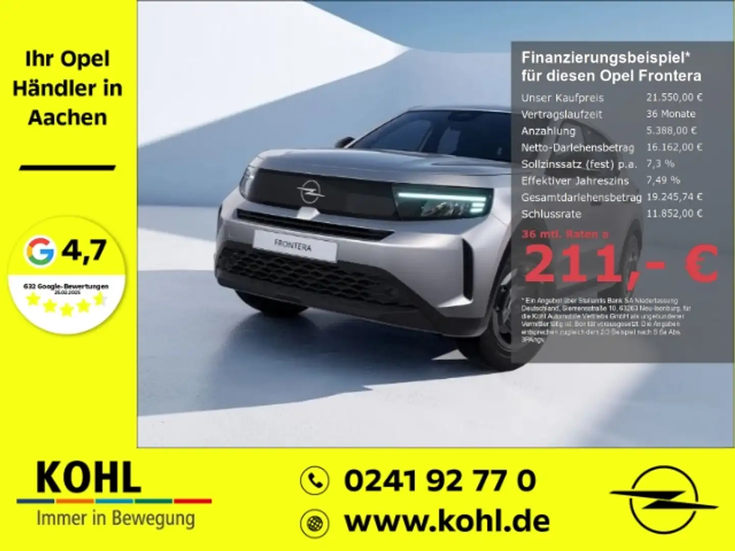 Opel Frontera Edition 1.2 110PS PDC LED Klimaautom Plateado - 1