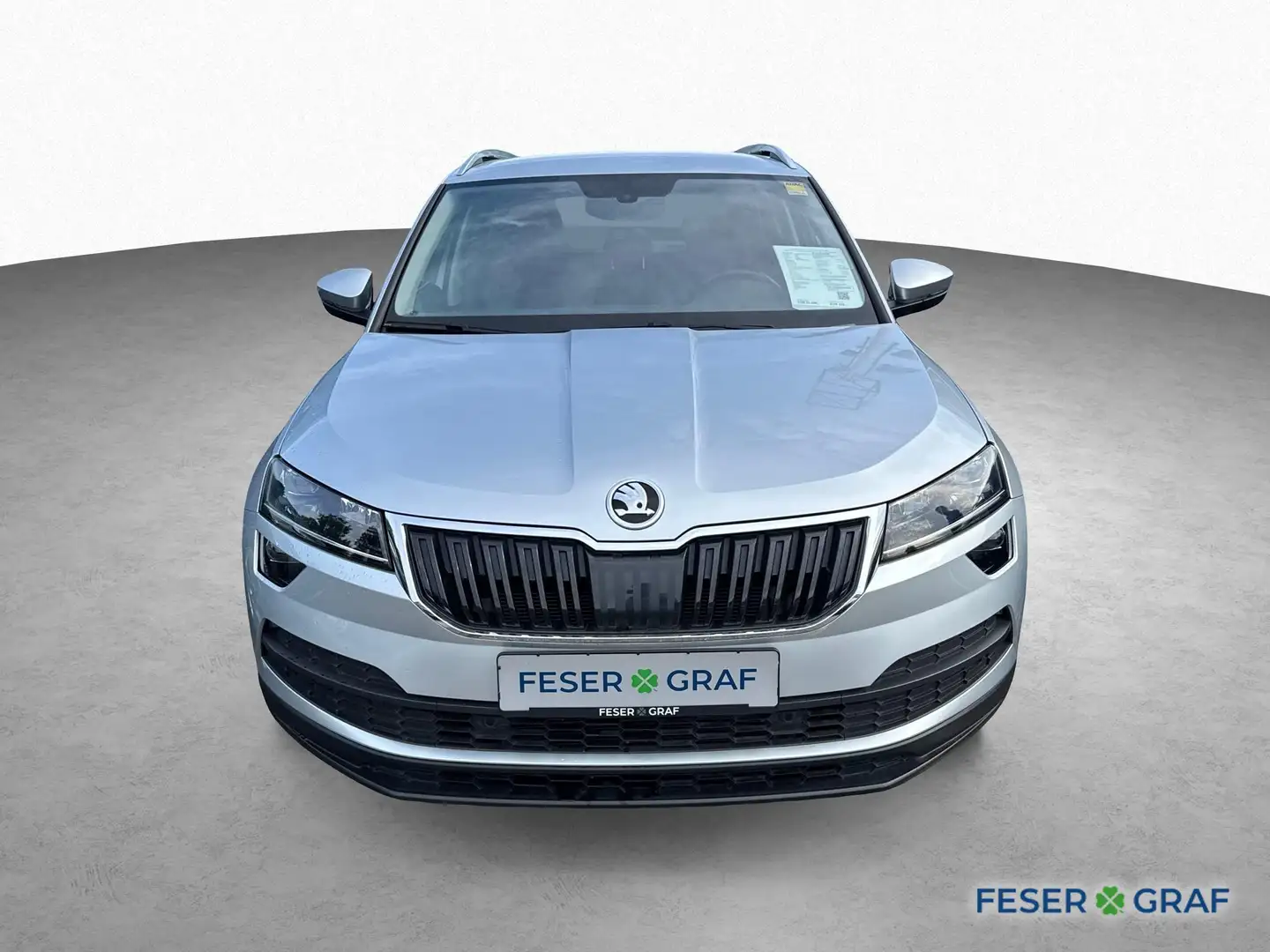 Skoda Karoq Drive 125 1.5TSI DSG AHK,VARIOFLEX,NAVI,SITZHZG. Argent - 2