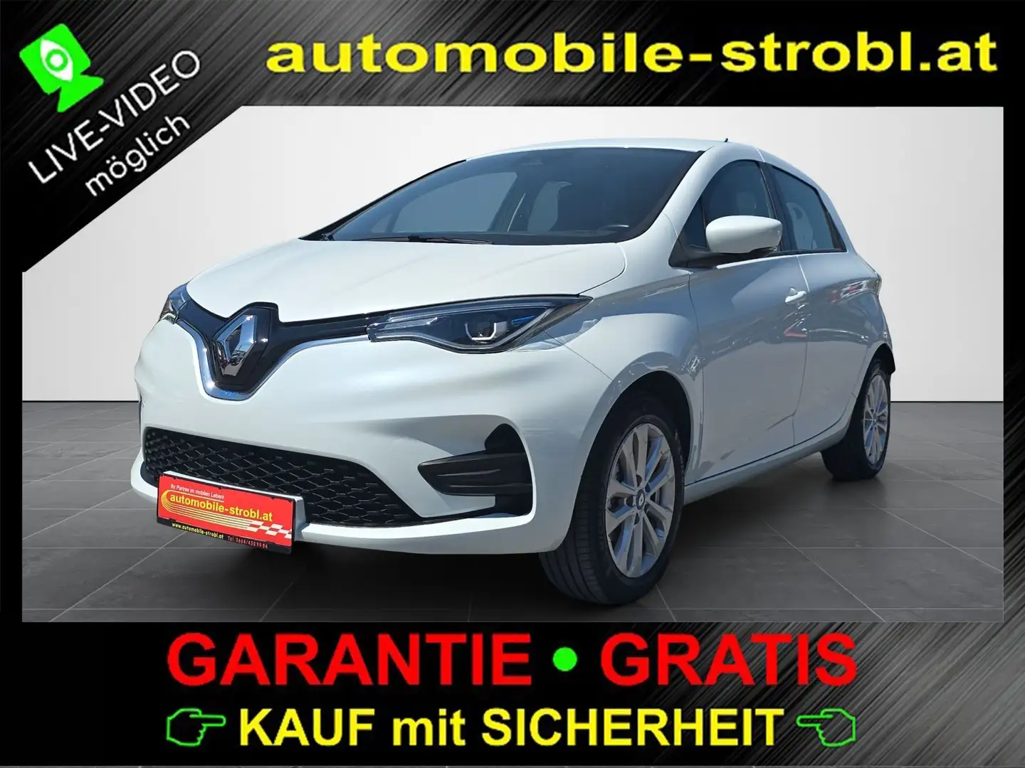 Renault ZOE Zoe R110 Zen R110/Z.E. 50 CCS WinterP. NaviP. GAR Weiß - 1