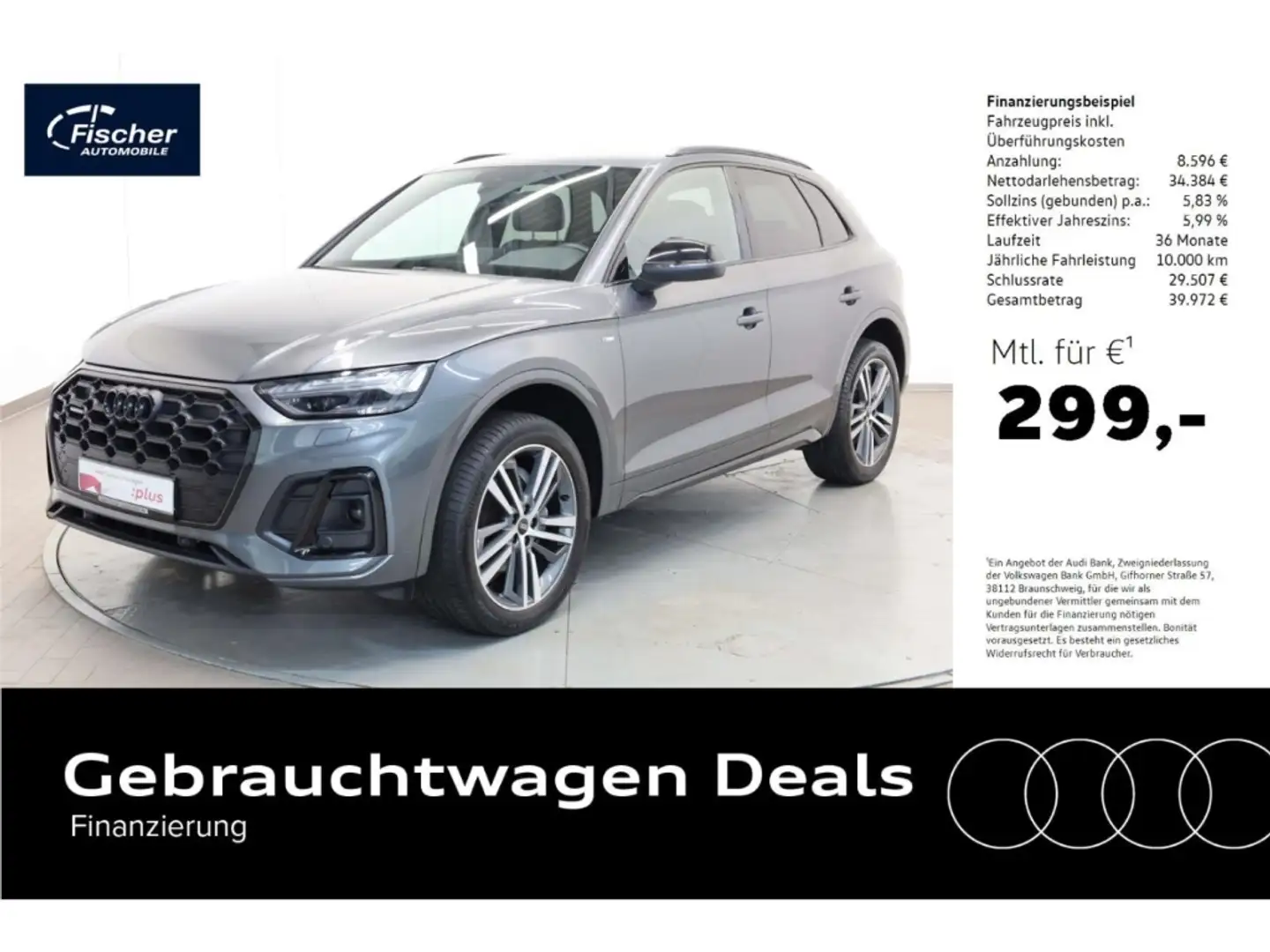 Audi Q5 40 TDI quattro S line S-Tronic Szürke - 1