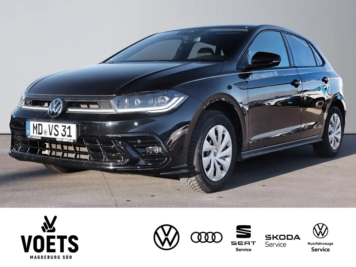 Volkswagen Polo R-Line 1,0 l TSI OPF 70 kW (95 PS) 7-Gang-Doppe... Schwarz - 1