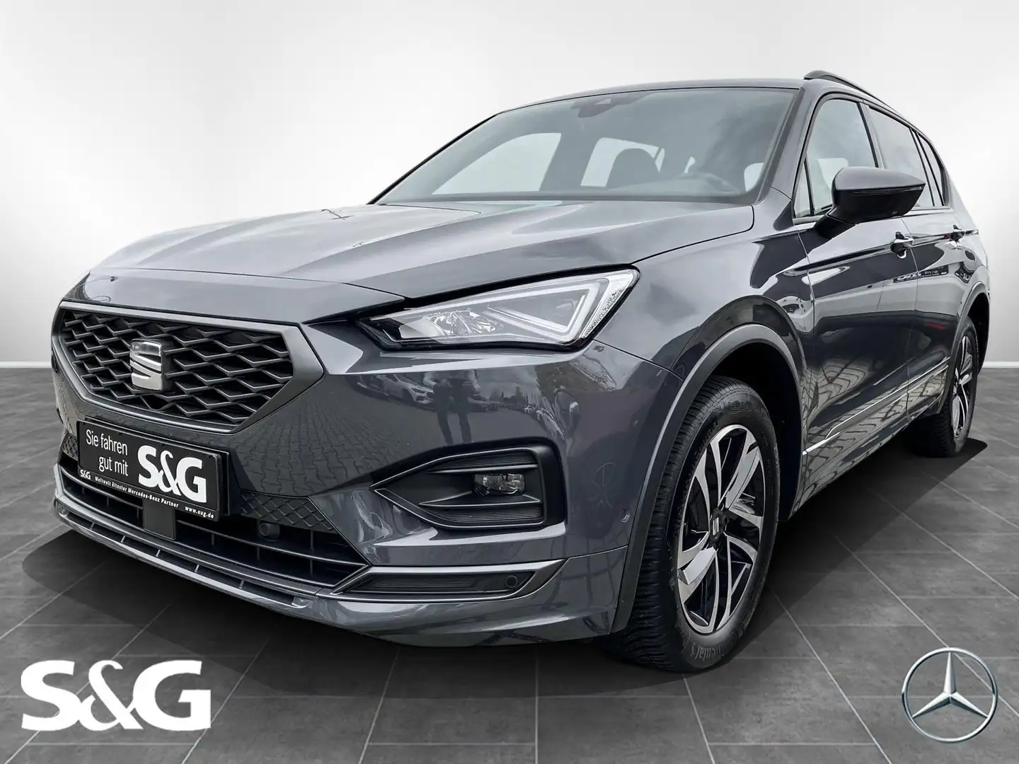SEAT Tarraco FR-Line AHK+7-Sitzer+Sidebag+Spurhalte Grau - 1