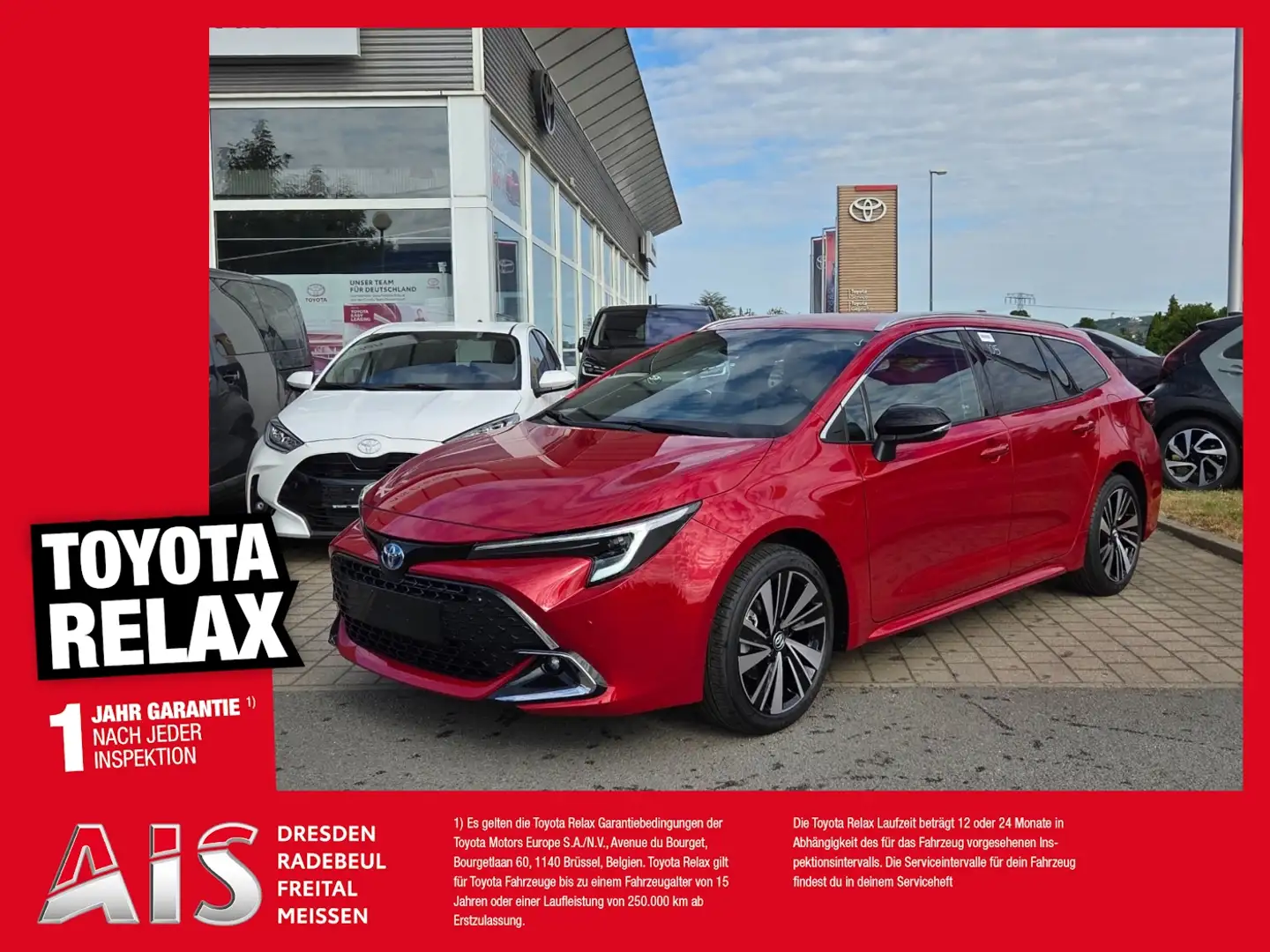 Toyota Corolla TS 2,0l Hybrid Teamplayer Rouge - 1