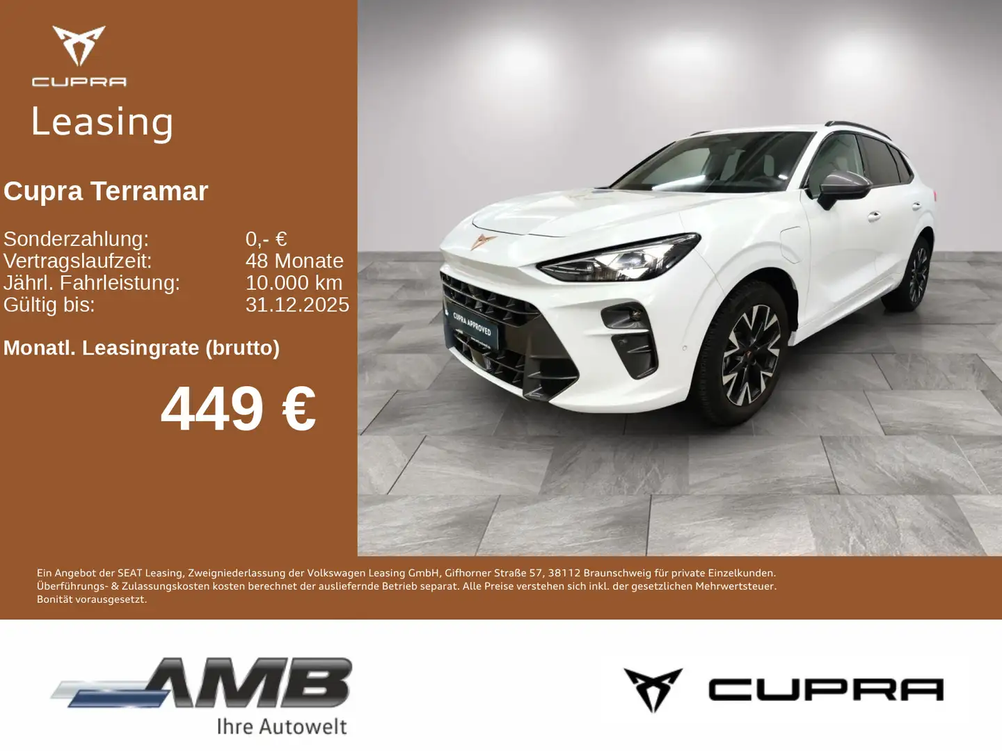 CUPRA Terramar Edge eHYBRID Matrix/ACC/HuD/360°/1.30Ga Weiß - 1