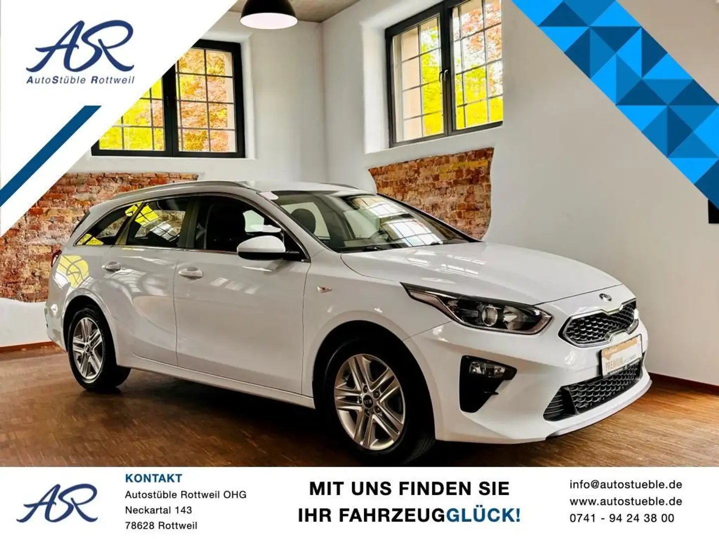 Kia Ceed SW / cee'd SW 1.4 T-GDI DCT Vision Kamera Blanco - 1