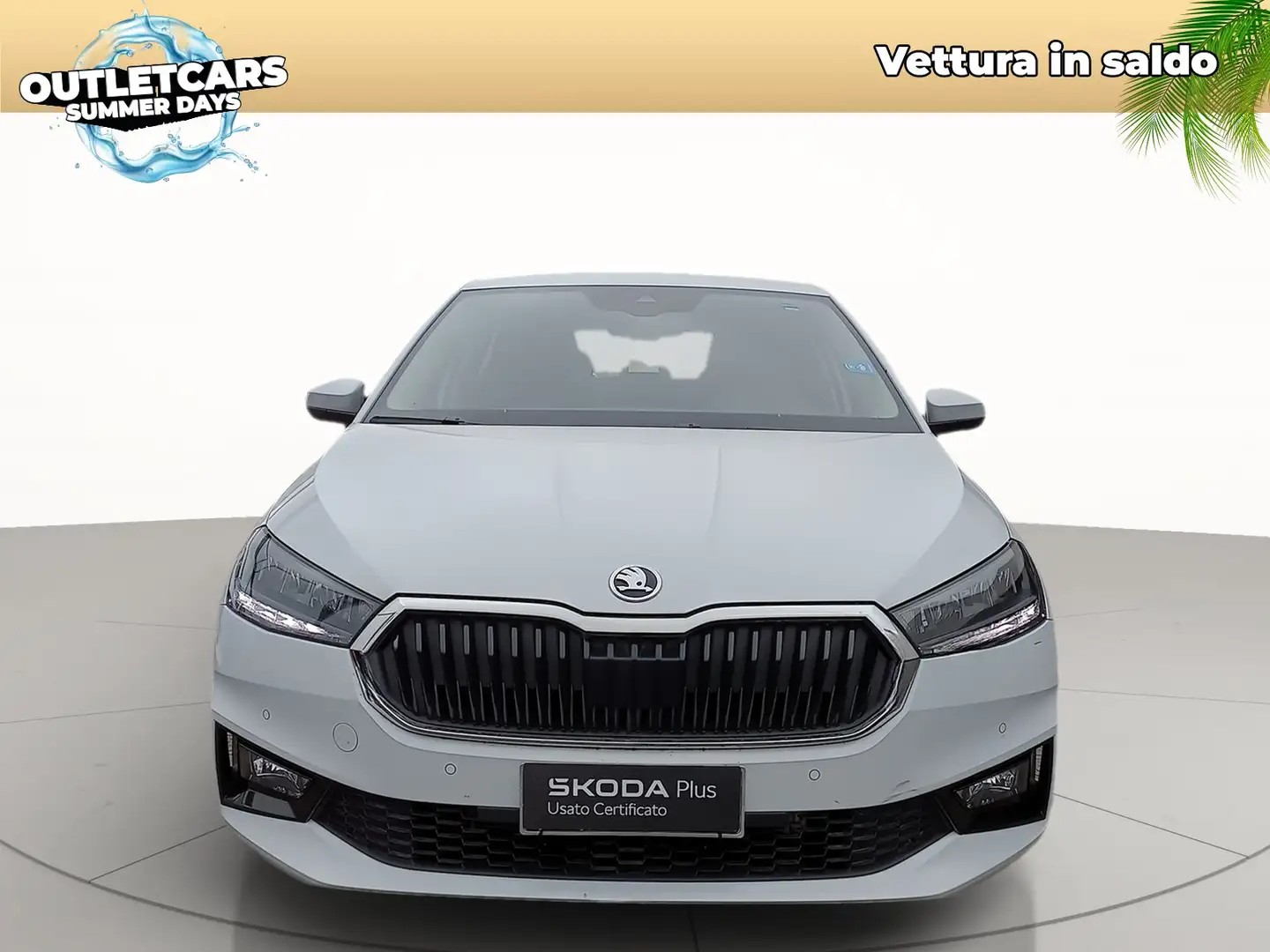 Skoda Fabia 1.0 mpi evo style 80cv Wit - 2