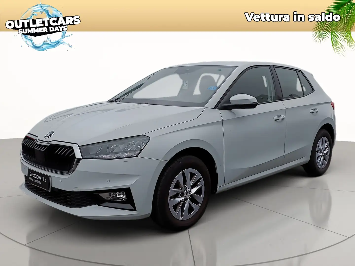 Skoda Fabia 1.0 mpi evo style 80cv Wit - 1