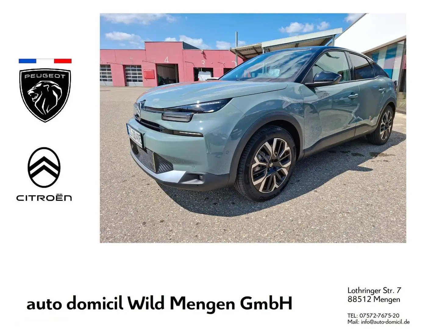 Citroen C4 Lim. ë- Max Grün - 1