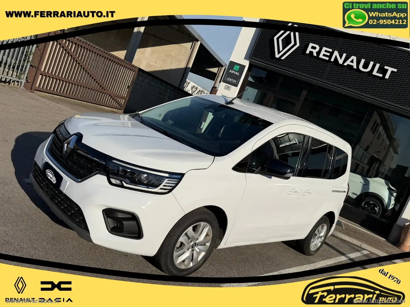 Renault Kangoo 1.5 Blue dCi 95CV Equilibre N1 AUTOCARRO Blanc - 2