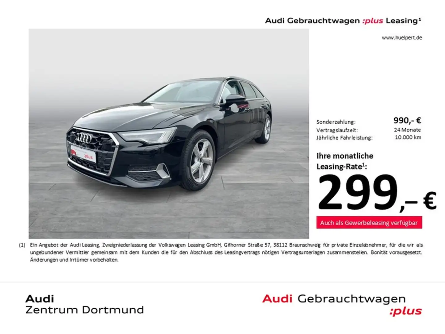 Audi A6 Avant 45 advanced AHK 360°CAM ACC LM18 NAVI+ Schwarz - 1