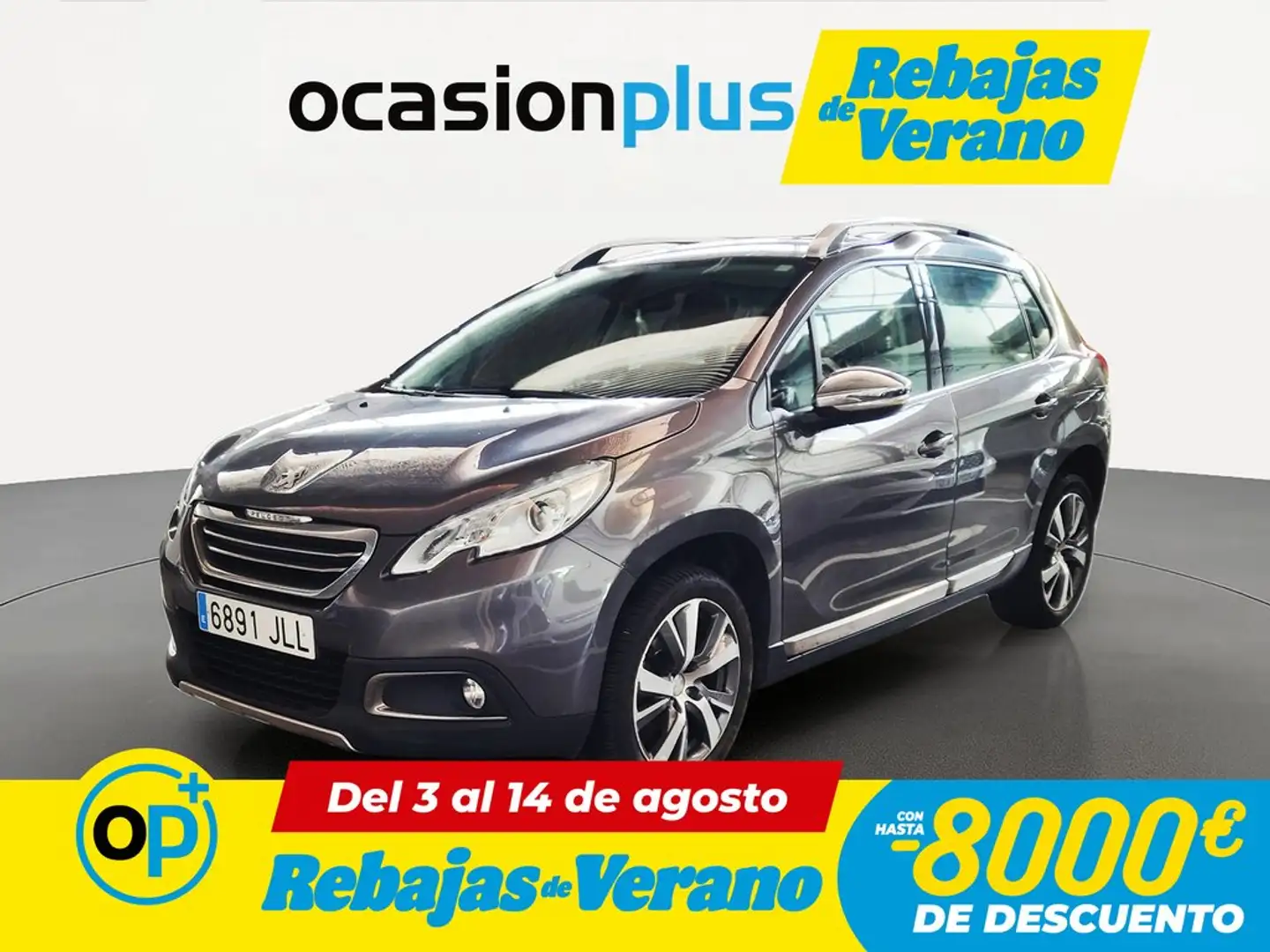 Peugeot 2008 1.6 BlueHDI S&S Allure 100 Gris - 1