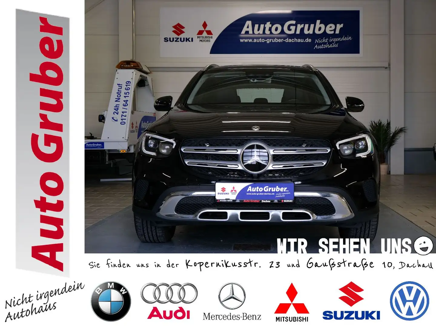 Mercedes-Benz GLC 300 GLC300e 4Matic MBUX*LED*PANO*HUD*360K*Navi*DAB Schwarz - 1