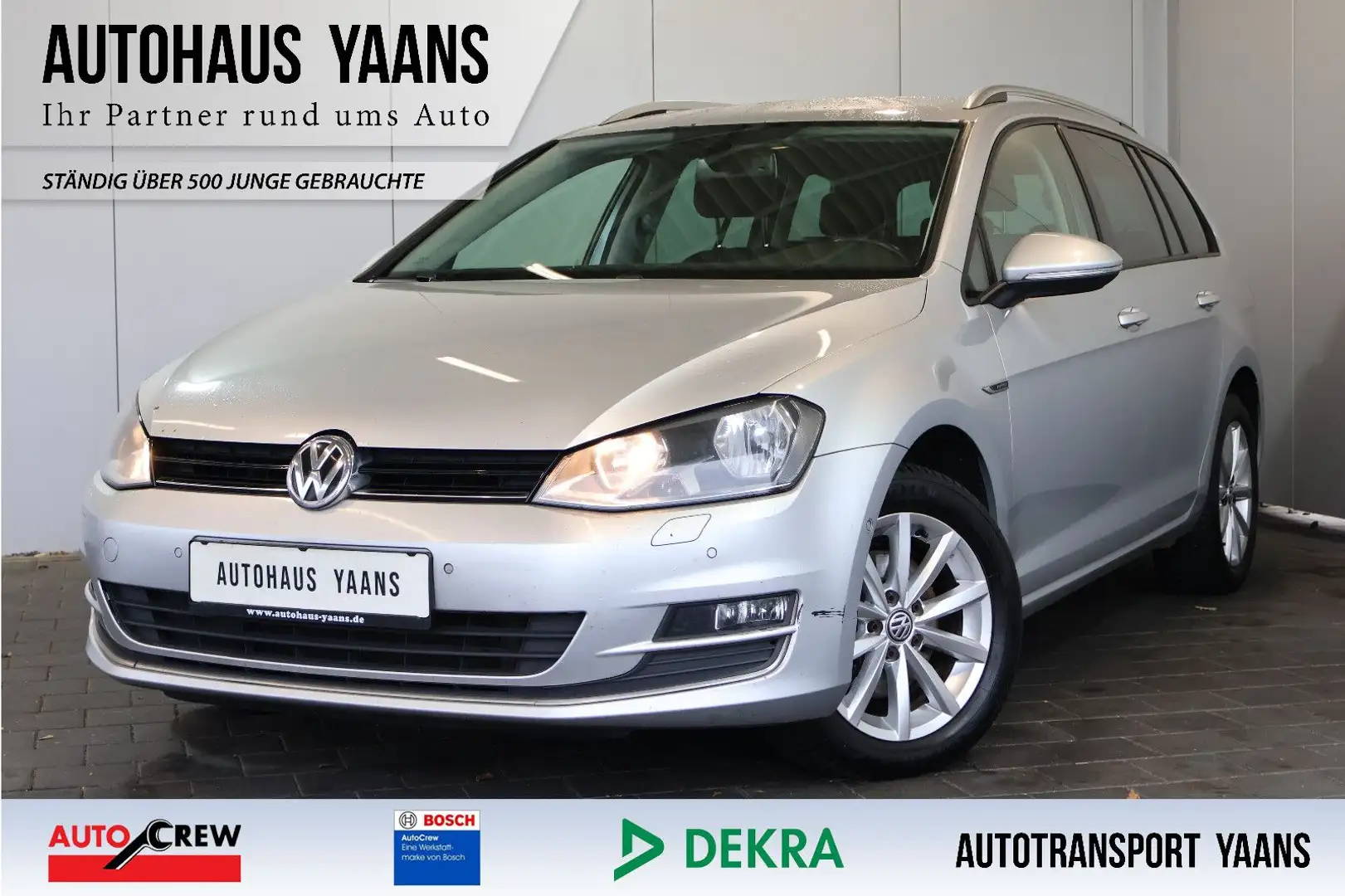 Volkswagen Golf VII 1.6 TDI DSG Lounge NAVI+TEMP.+PDC+ALU Argent - 1