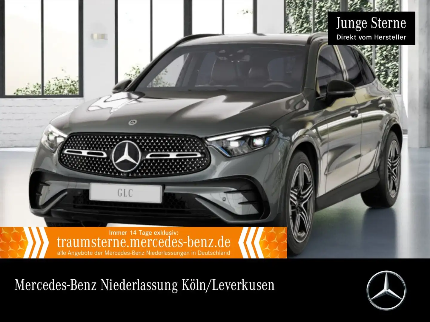 Mercedes-Benz GLC 300 e 4M AMG+NIGHT+360+AHK+KEYLESS+9G Grau - 1