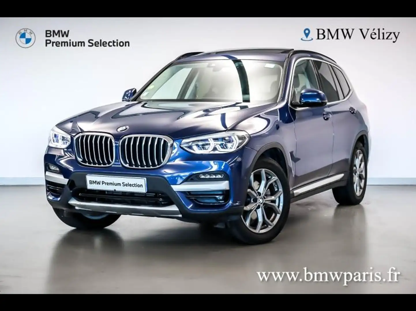 BMW X3 xDrive20d 190ch xLine Bleu - 1