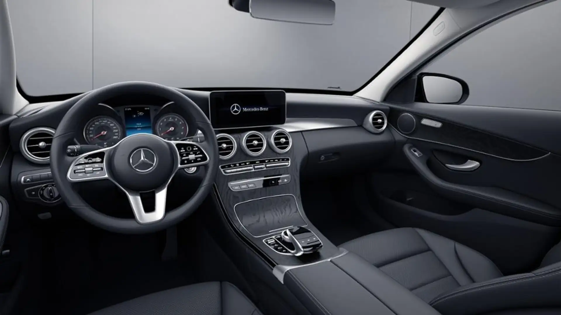 Mercedes-Benz C 300 4M Avantgarde/LED/Business+P/Spur-P/360Cam Schwarz - 2