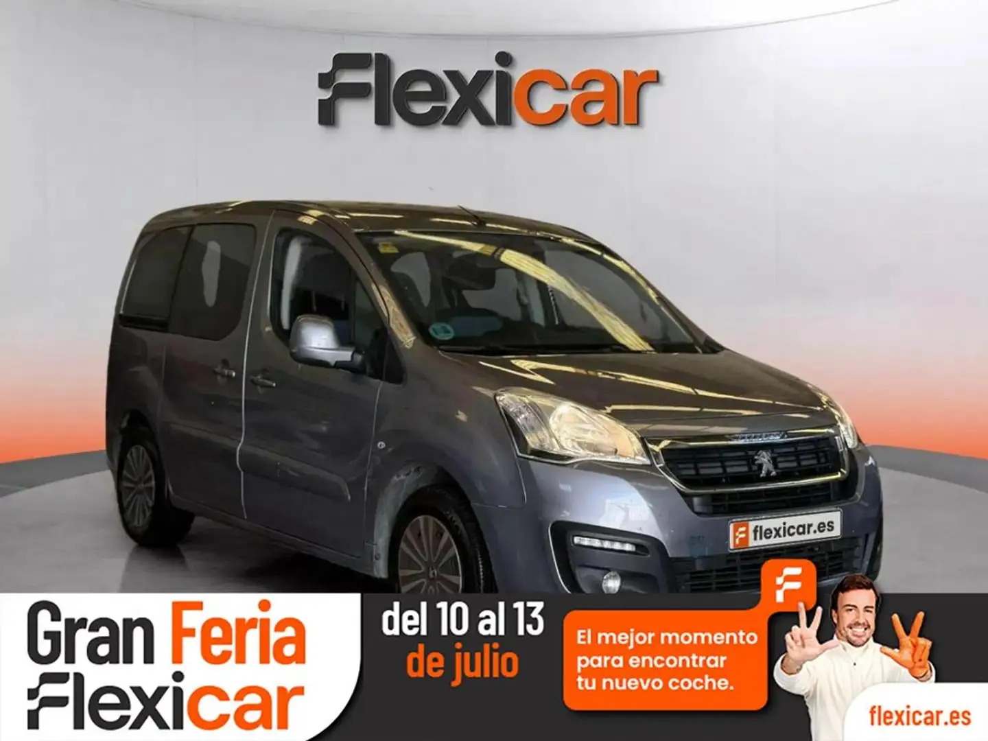 Peugeot Partner TEPEE Active 1.6 BlueHDi 100 Gris - 1
