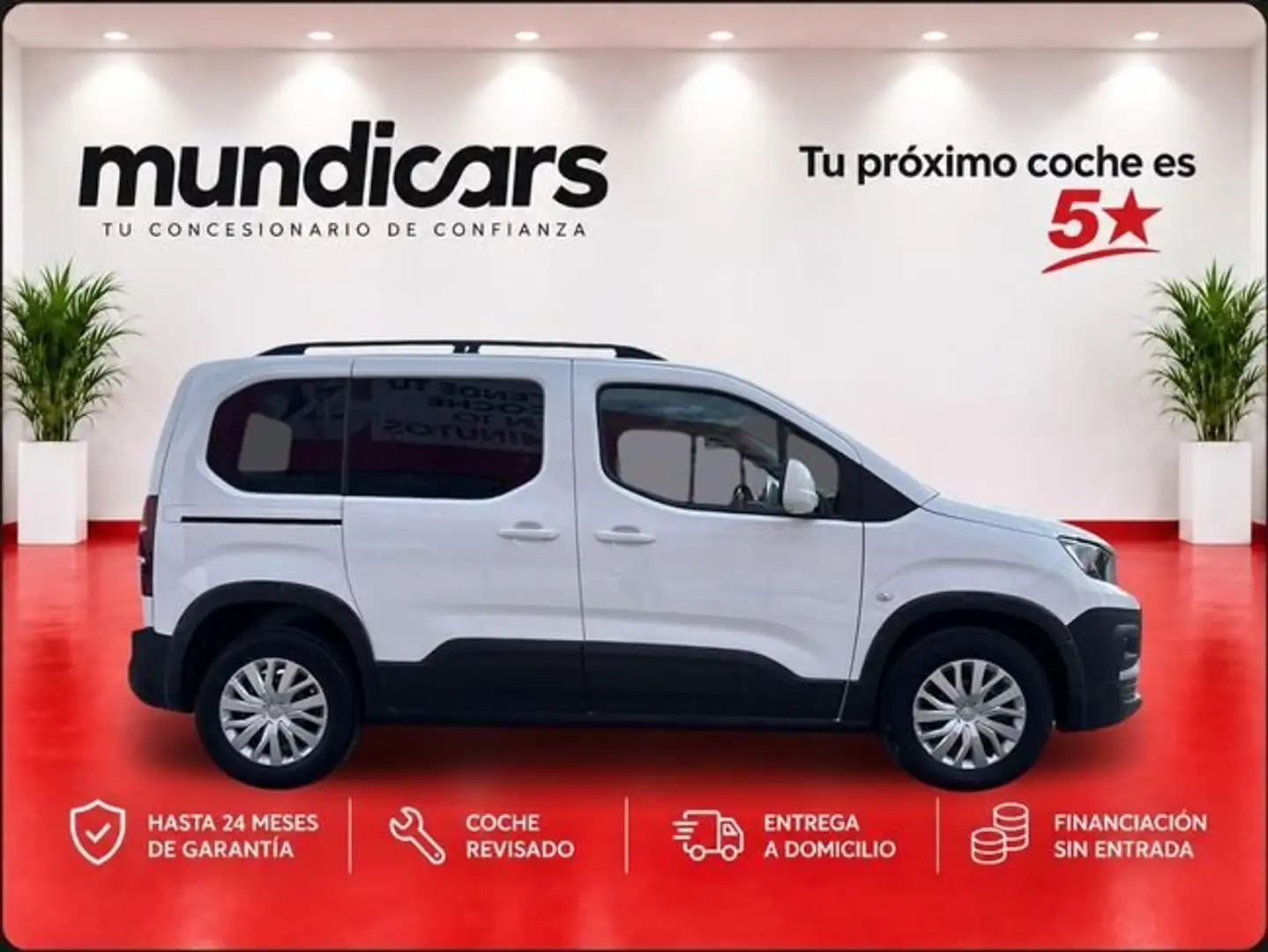 Peugeot Rifter Active Pack Standard BlueHDi 73kW Blanco - 2