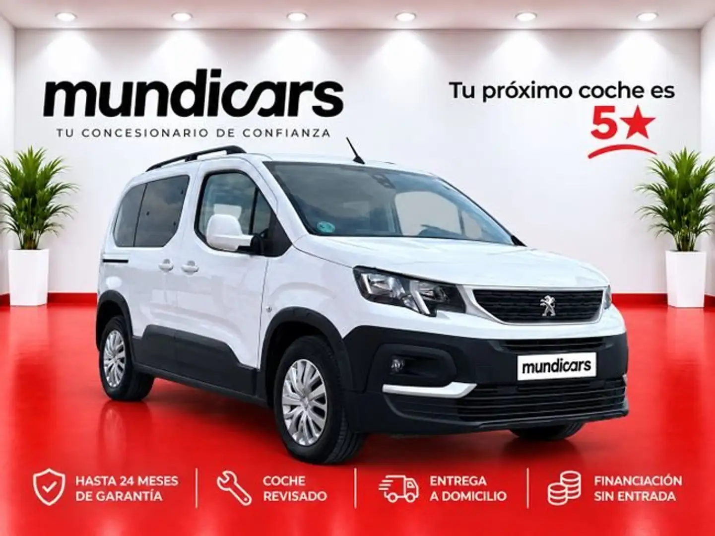 Peugeot Rifter Active Pack Standard BlueHDi 73kW Blanco - 1