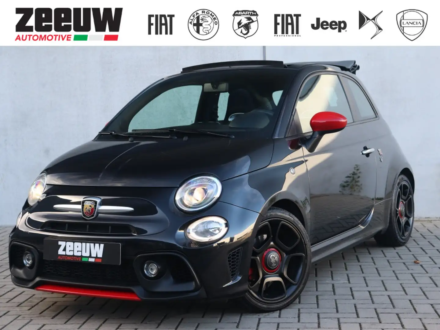 Abarth 595C 1.4 T-Jet 160 PK Pista | Navi | Carplay | Monza | Zwart - 1