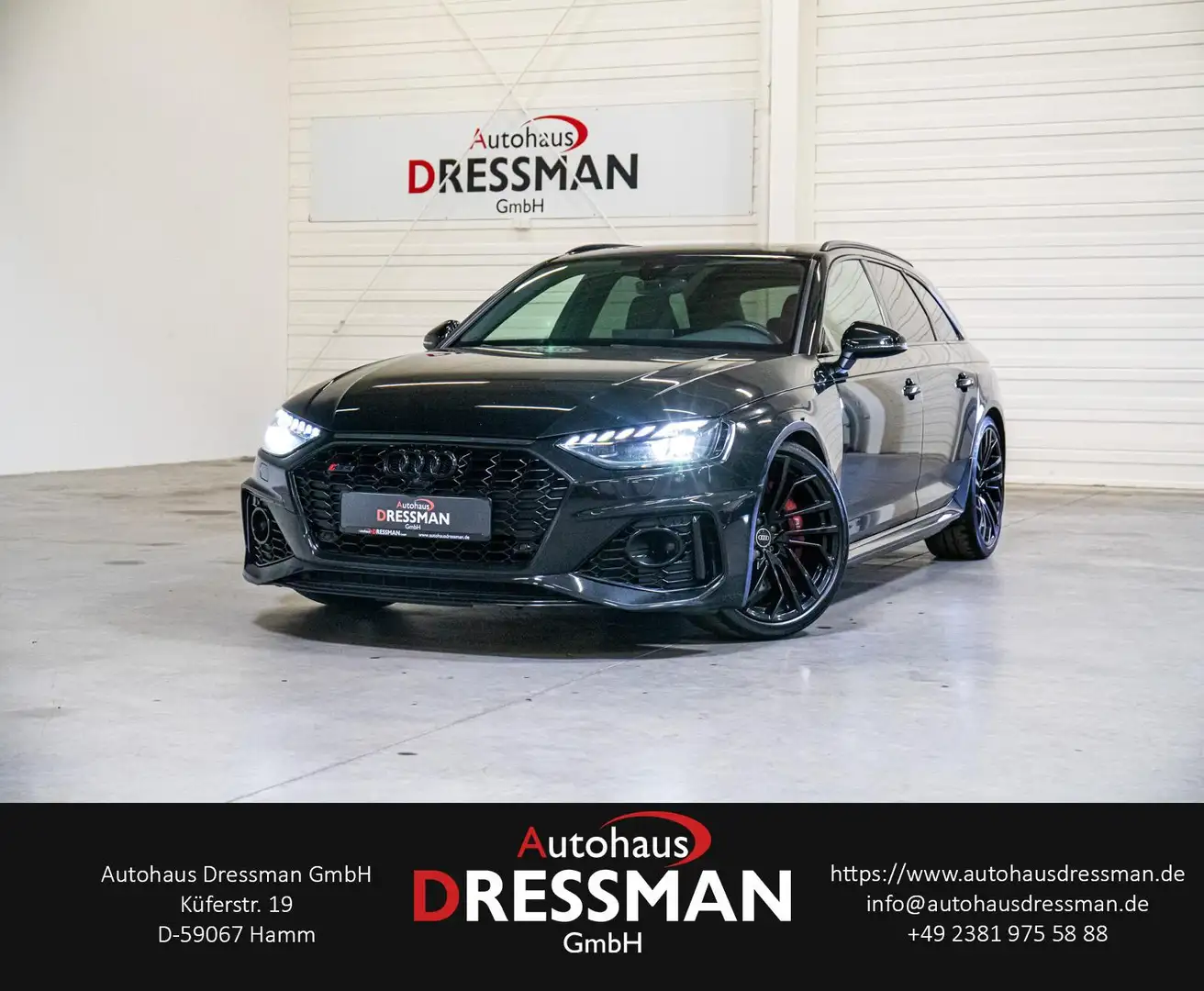 Audi RS4 PANO RS-SPORTABGASANLAGE DYNAMIC RIDE 20Z Negro - 1