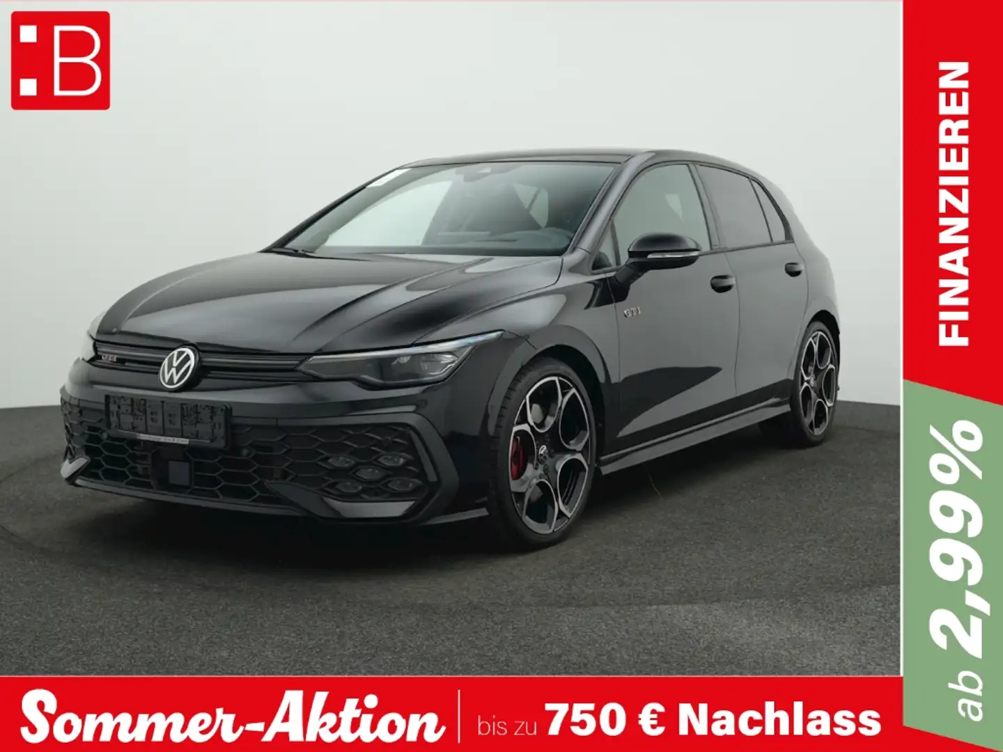 Volkswagen Golf GTI 8 2.0 TSI DSG BLACK STYLE PANO H&K-SOUND 19 Queens Schwarz - 1