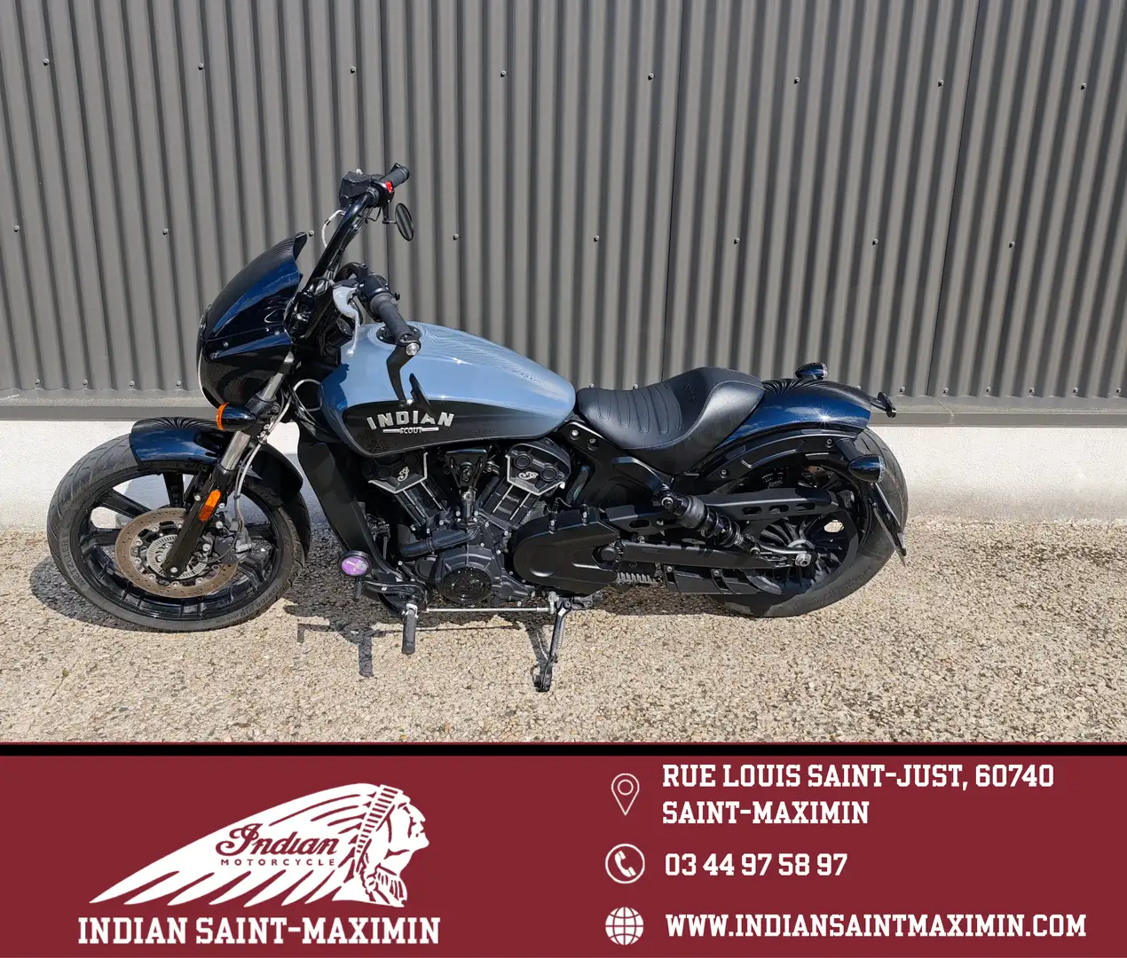 Indian Scout Azul - 2
