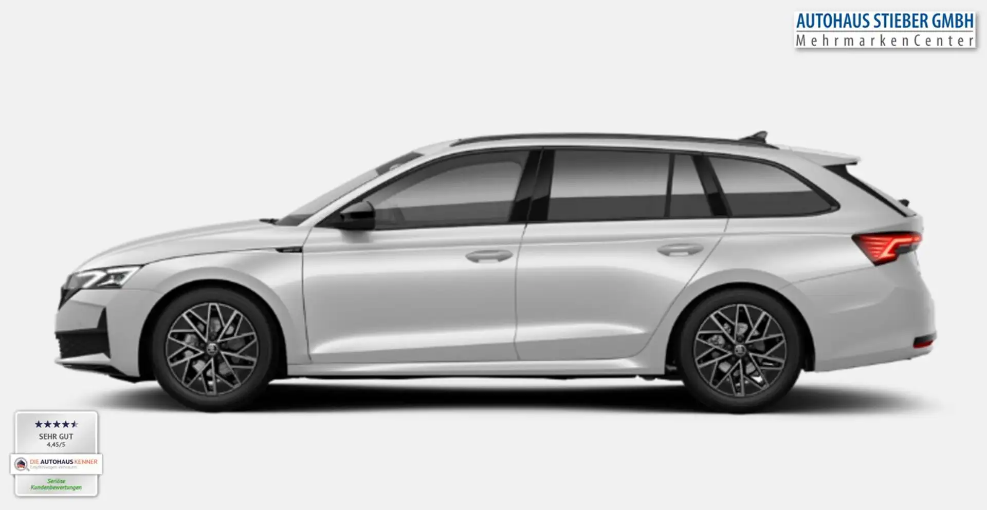 Skoda Octavia Combi eTSI DSG Sportl FL Pano Matrix ACC 110 kW... Weiß - 2