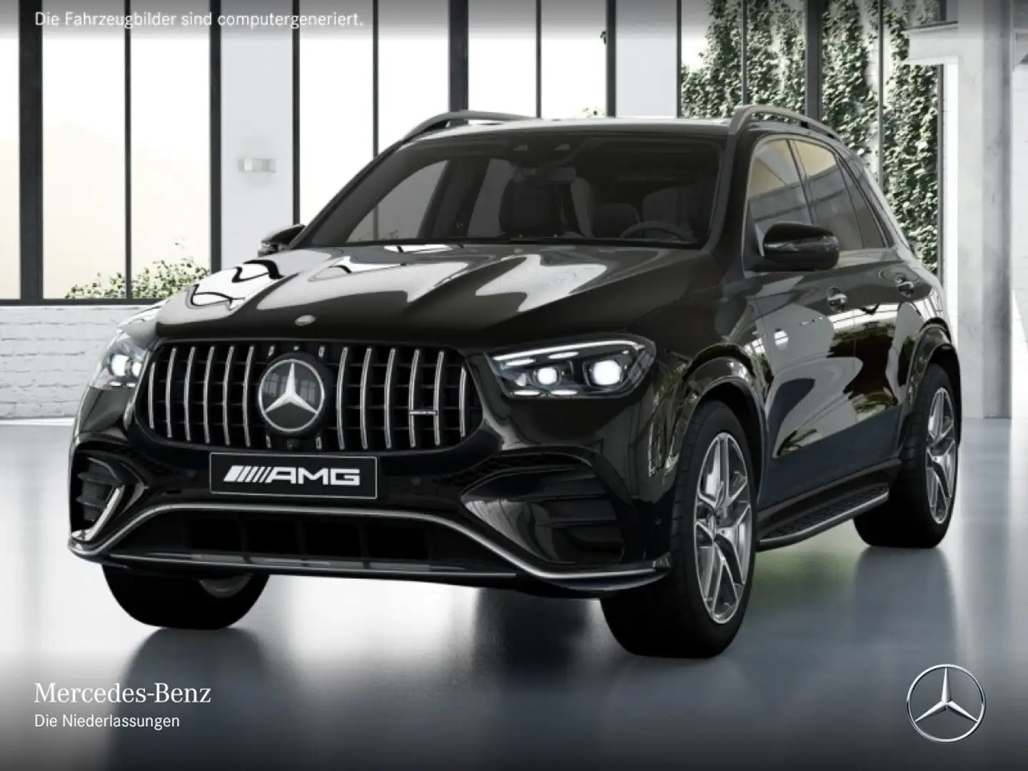 Mercedes-Benz GLE 53 AMG GLE 53 HYBRID 4M PANO+360+AHK+MULTIBEAM+21"+HUD+9G Schwarz - 2