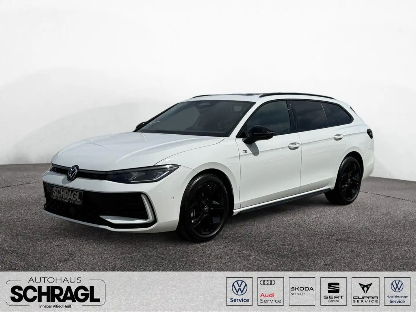 Volkswagen Passat Variant 2.0 TDI DSG 4X4 R-LINE+AHK+PANO Weiß - 1