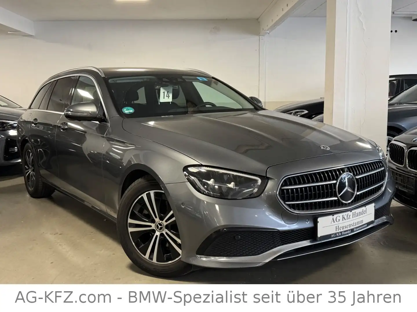 Mercedes-Benz E 220 E220d T/360CAM/TOTW/WIDE/SPUR/LEDER/LED Gris - 1
