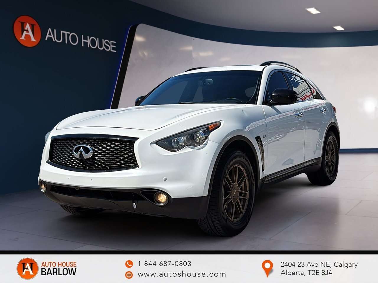 2017 Infiniti QX70 S AWD LEATHER SEATS NAVIGATION SUNROOF BACKUP CAME