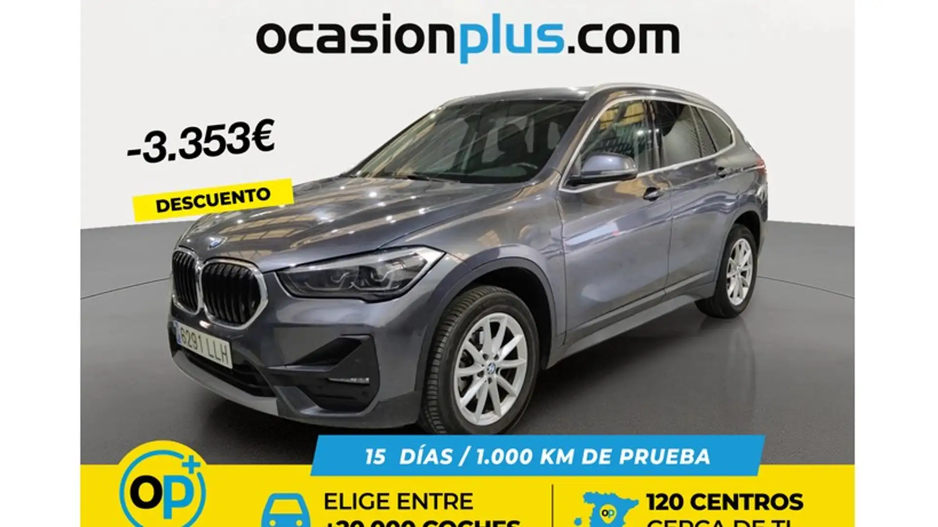 BMW X1 sDrive 16dA Business Gris - 1