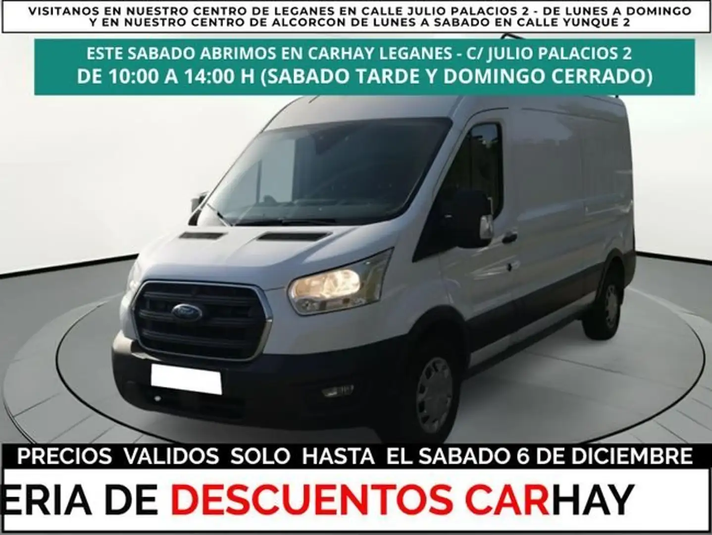 Ford Transit FURGÓN 350 96KW L3H2 VAN TREND FWD MHEV Blanc - 1