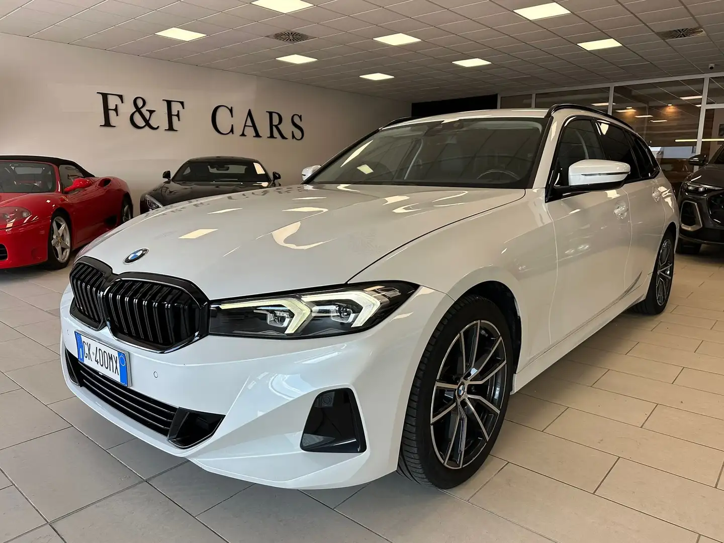 BMW 318 d Touring mhev MSport auto Uff.Italiana Uni Propr Bianco - 1