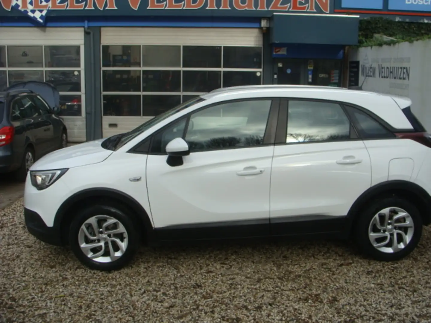 Opel Crossland X 1.2 Turbo Edition 1e eig./ Carplay Blanc - 2