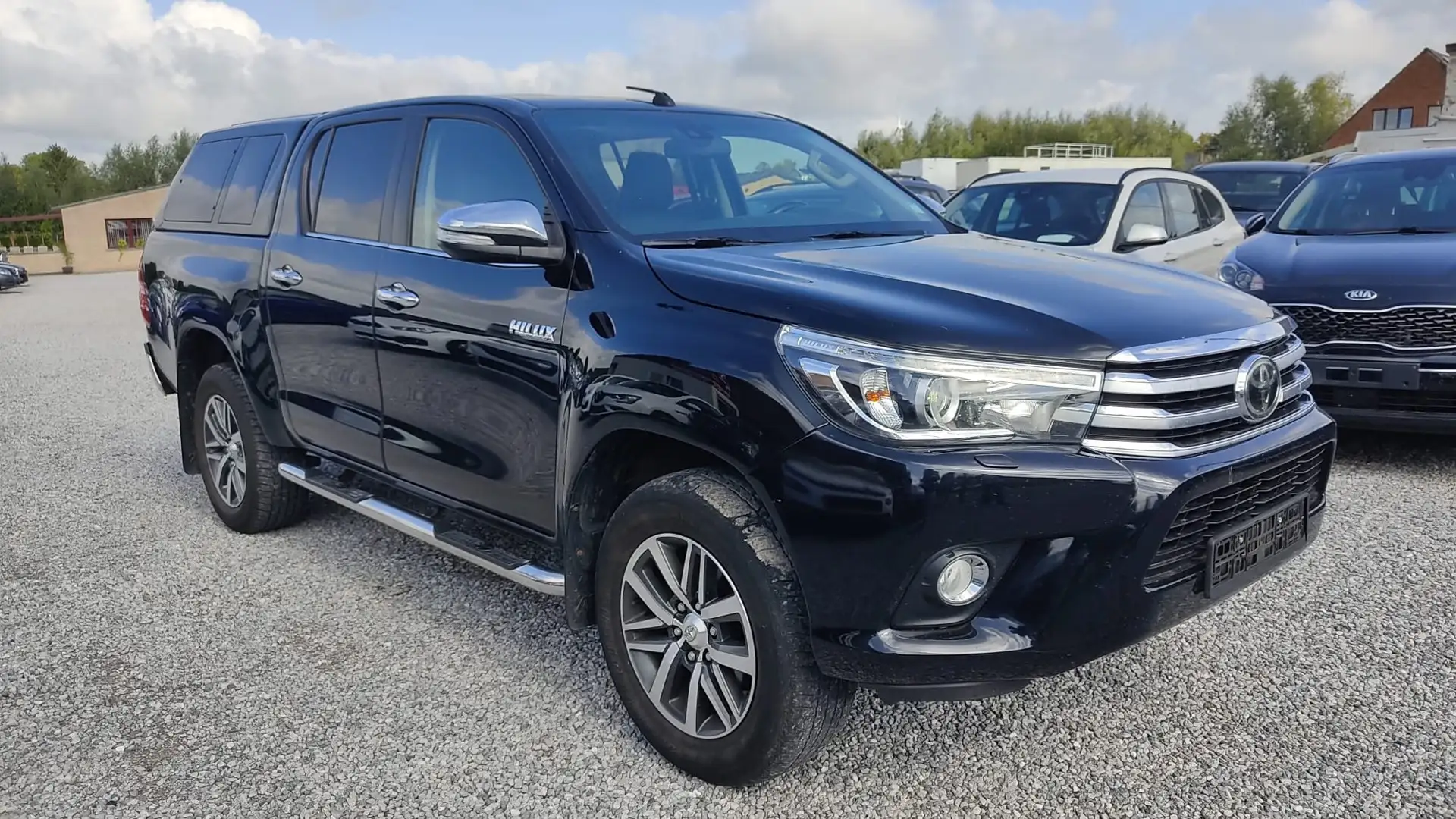 Toyota Hilux 2.4 D-4D 4WD (149CH)💢EURO 6B_AUTOMAT_EQUIP💢 Zwart - 2