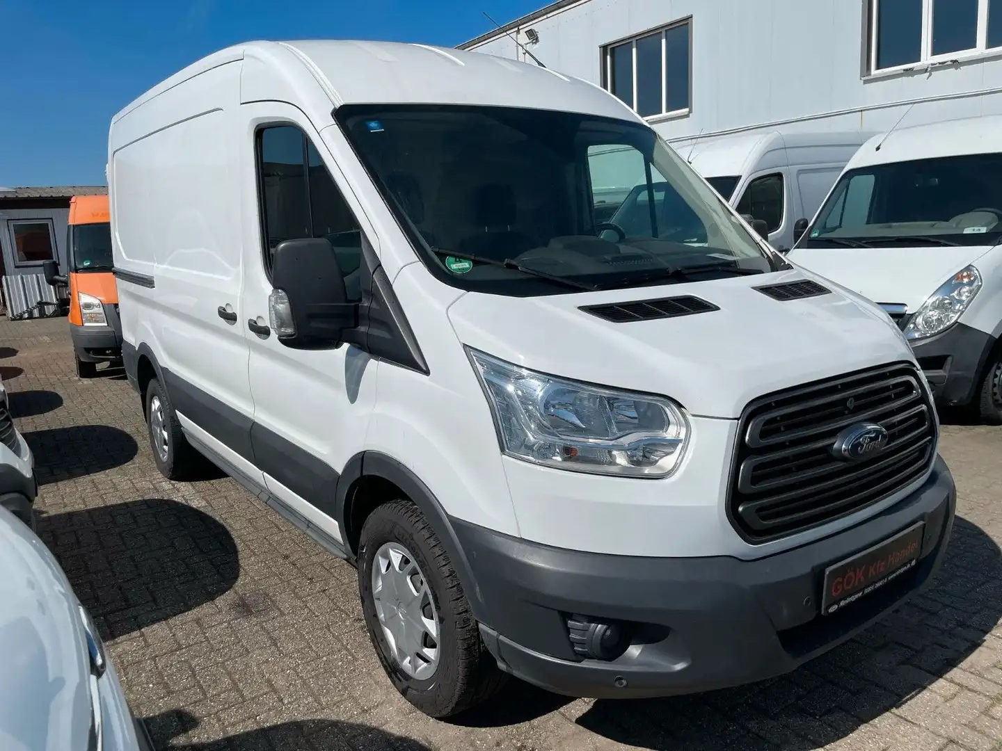 Ford Transit Kasten 350 L2 H2 Trend Klima Camera AHK Blanc - 2