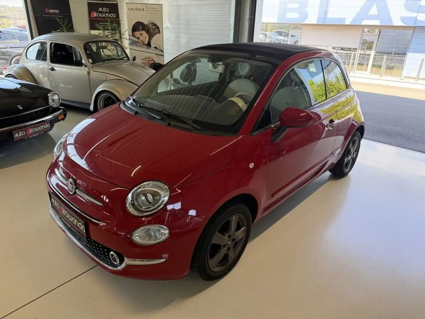 Fiat 500C Cabrio Lounge -Wenig Km Rot - 1