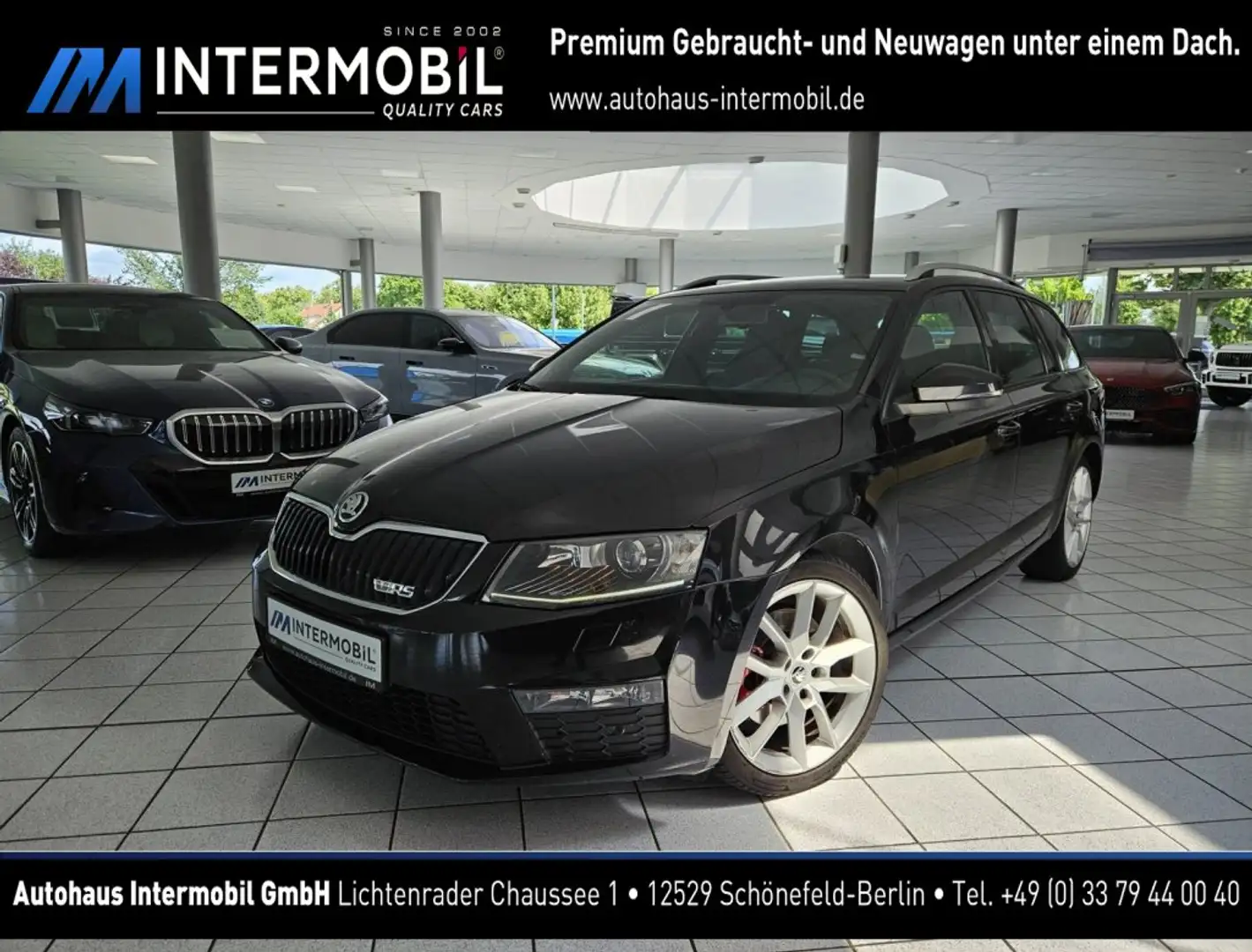 Skoda Octavia RS 2.0 TDI 4x4*Leder*Navi*DSG*DAB*Euro6 Zwart - 1