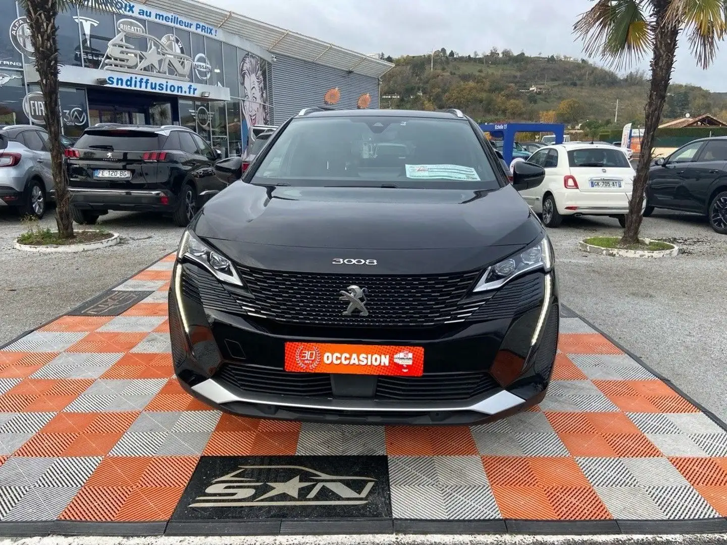Peugeot 3008 Hybrid 225 e-EAT8 GT CUIR Chargeur 7.4kW Noir - 2