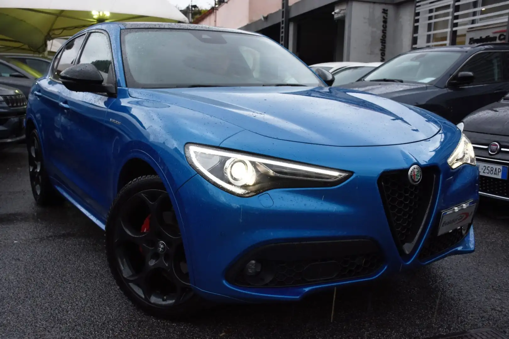 Alfa Romeo Stelvio 2.2 210 CV AT8 Q4 VELOCE *TETTO PANORAMA*21"* Blu/Azzurro - 2