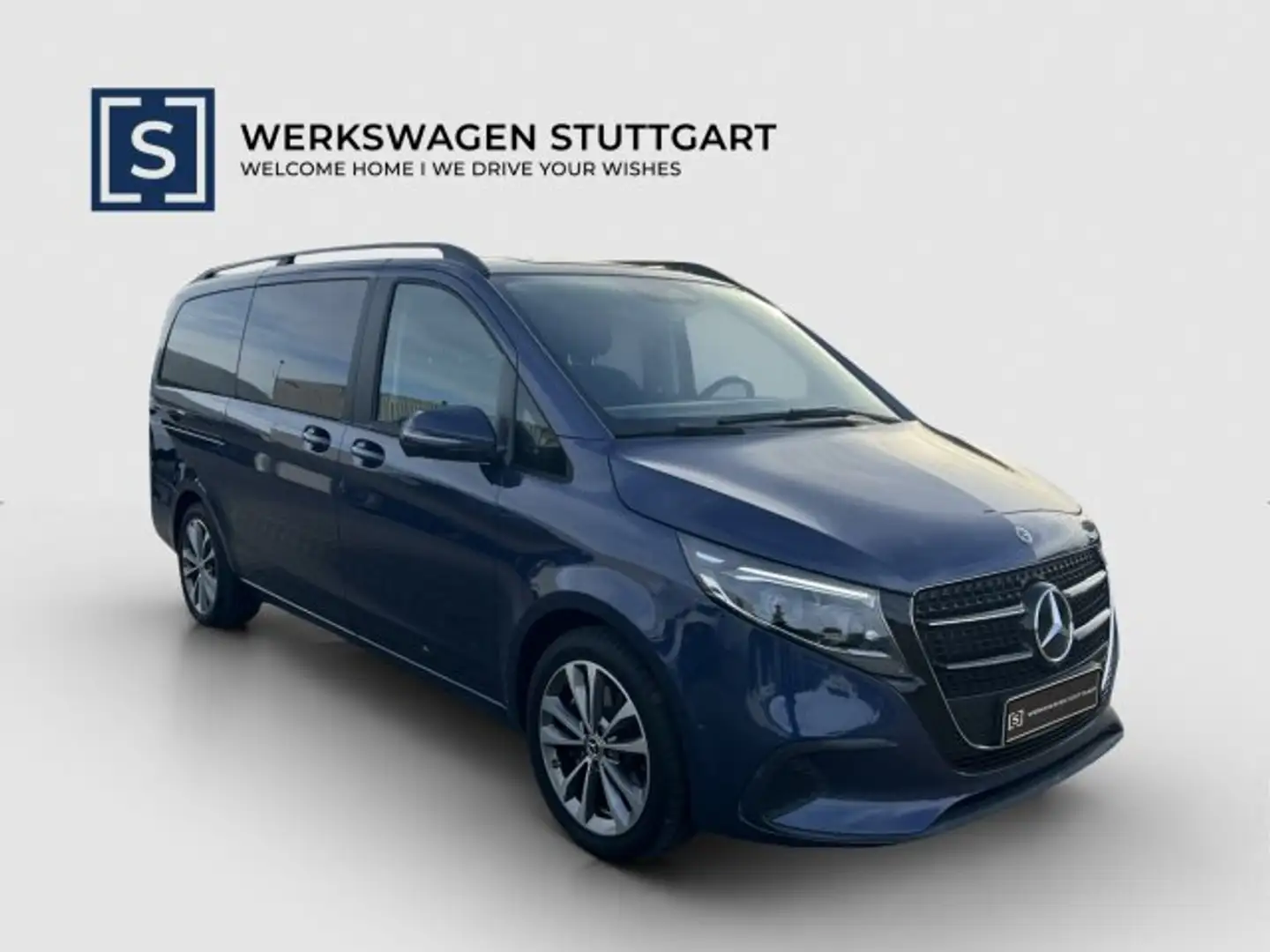Mercedes-Benz V 220 V 220 d STYLE L NEUES MODELL EL TÜREN AHK 2,5TO Blau - 2